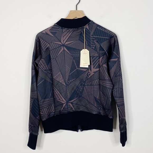 Maaji Geometric Pattern Active Zip Up Track Jacket - Picture 5 of 7